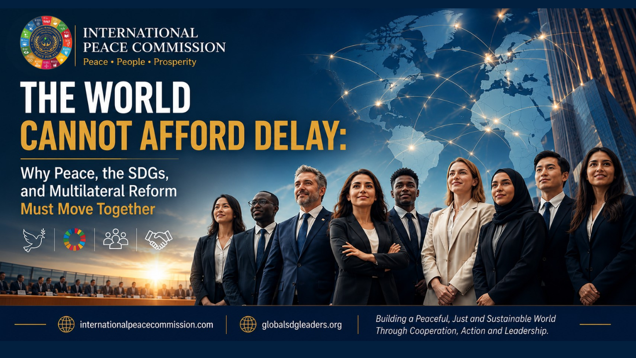 The World Cannot Afford Delay: Why Peace, the SDGs, and Multilateral Reform Must Advance Together